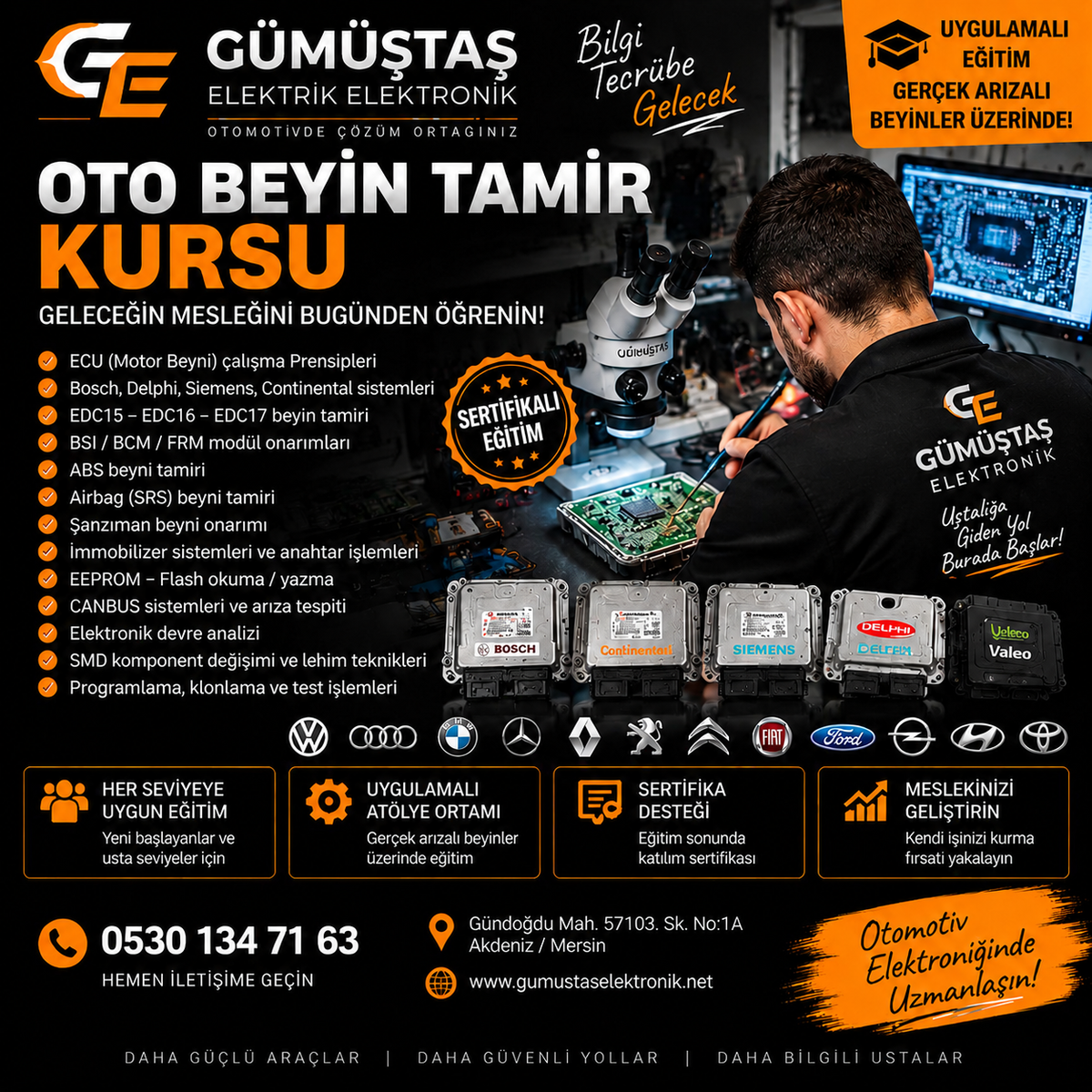 Oto Beyin Tamir Kursu 