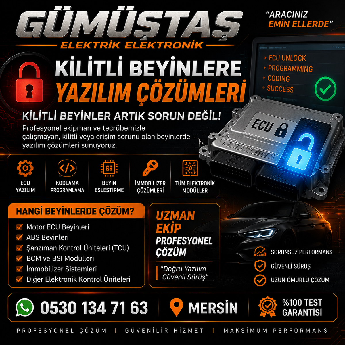 Kilitli Beyinlere Yazılım Çözümleri – Mersin Gümüştaş Elektronik