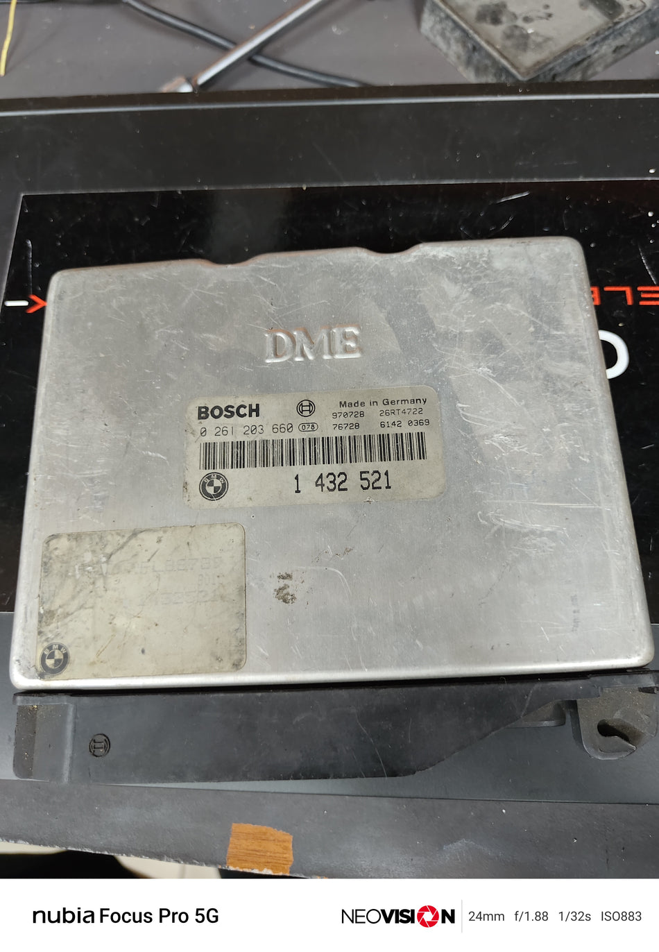 BMW Motor Beyni ECU 0 261 203 660 / BMW 1 432 521 Çıkma Orijinal