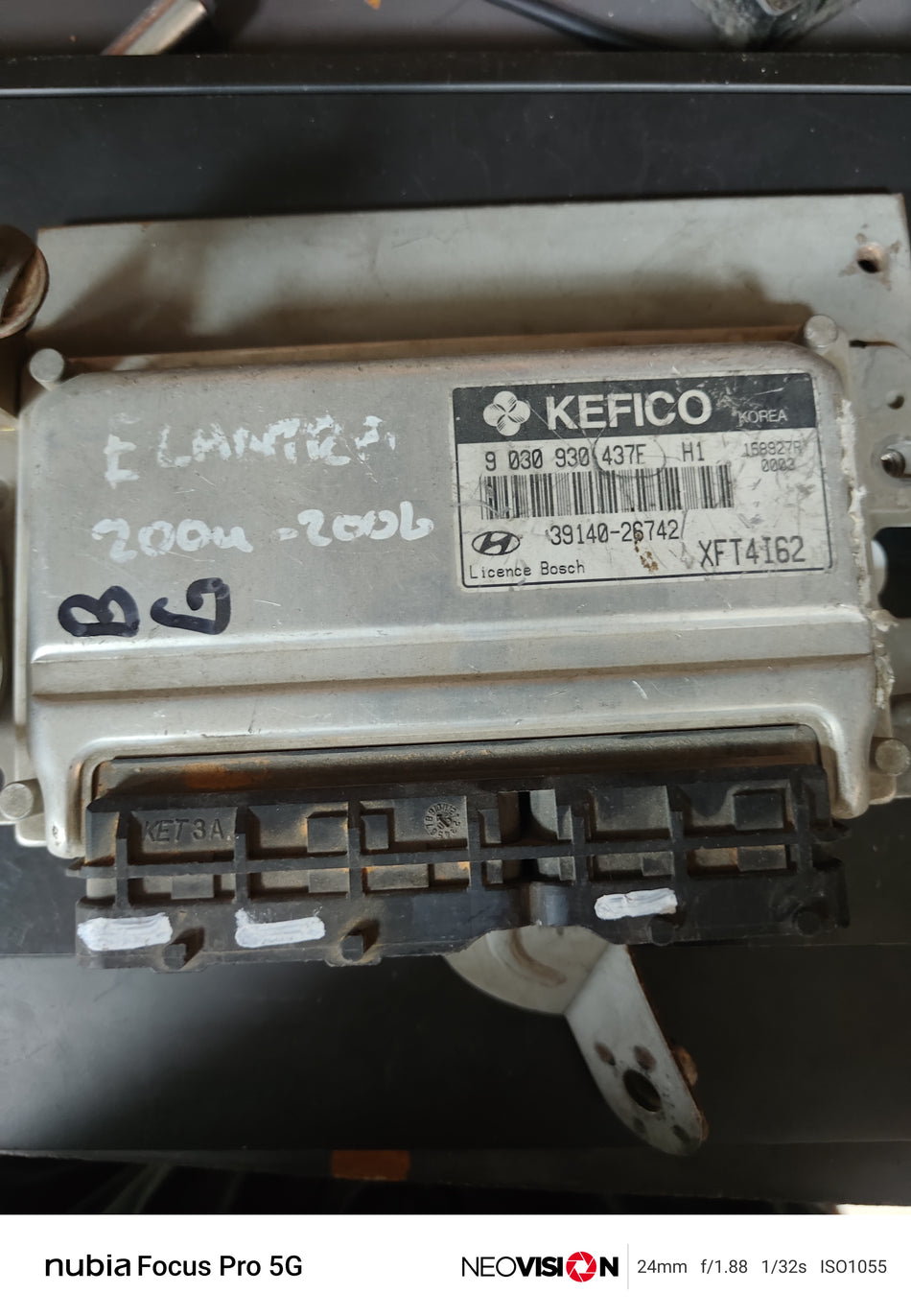 Hyundai Lantra 2.0 39140-26742 Bosch Kefico Motor Beyni ECU Çıkma Orijinal