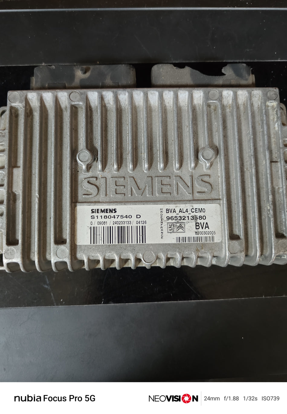 SIEMENS S118047540 D Peugeot Citroen BVA AL4 CEM0 Şanzıman Beyni ECU 9653213580