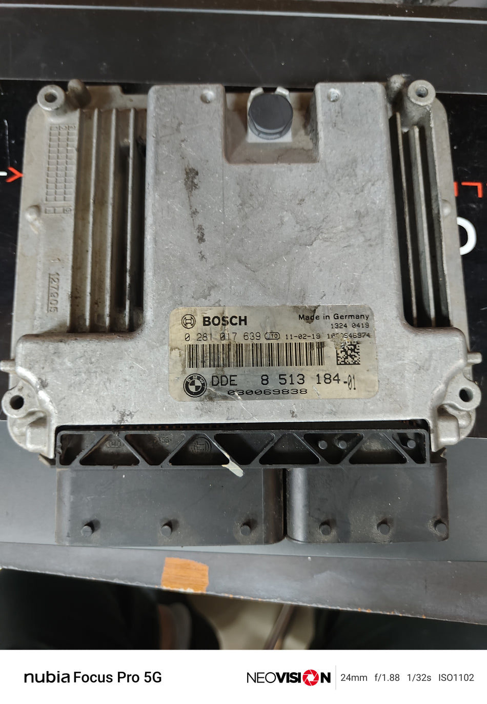 0 281 017 639 BMW DDE 8513184 Motor Beyni ECU Çıkma Orijinal
