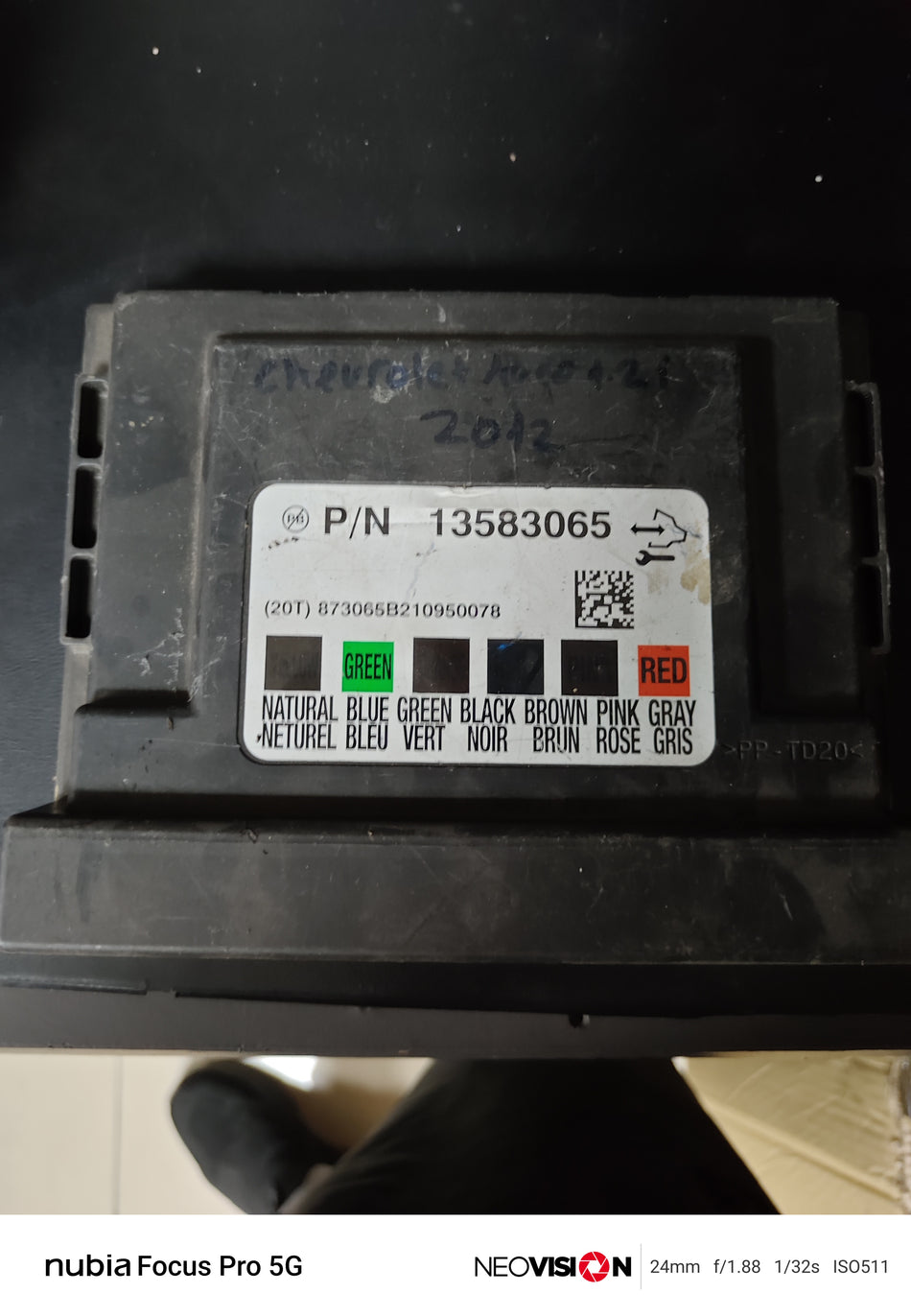 13583065 Çıkma Orijinal Beyin Opel BCM Gövde Kontrol Modülü P/N