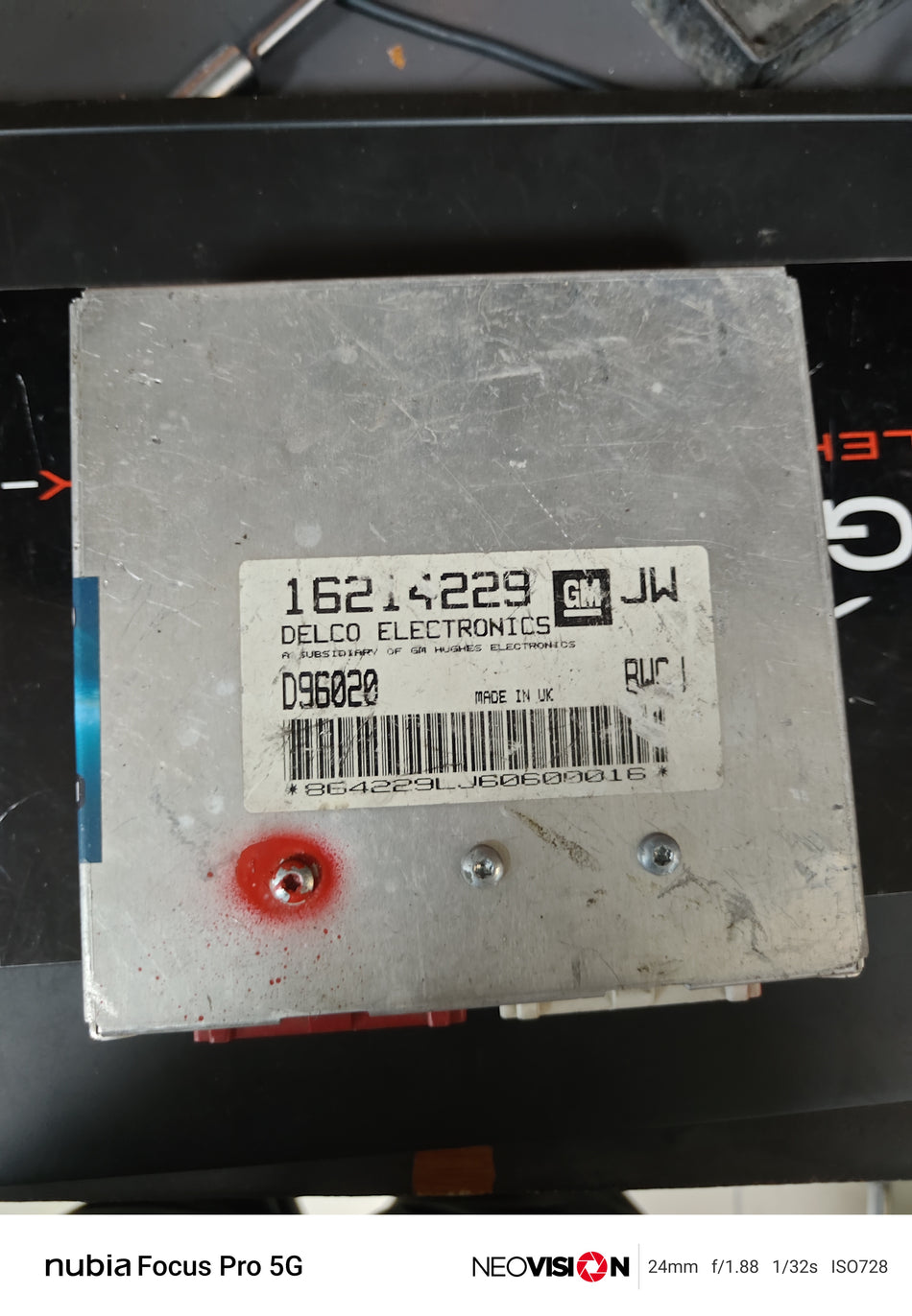 16214229 GM Delco Electronics Motor Beyni ECU Opel Vauxhall D96020 Çıkma