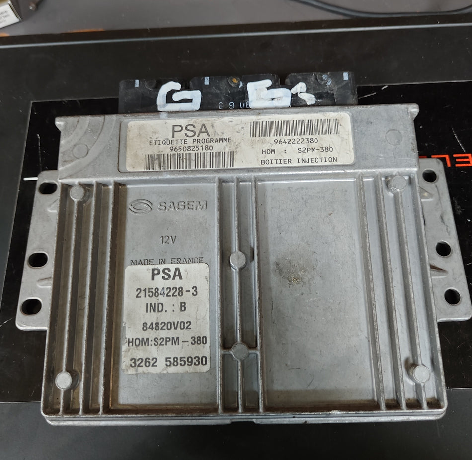 9650825180 9642222380 S2PM-380 Citroen C3 Motor Beyni