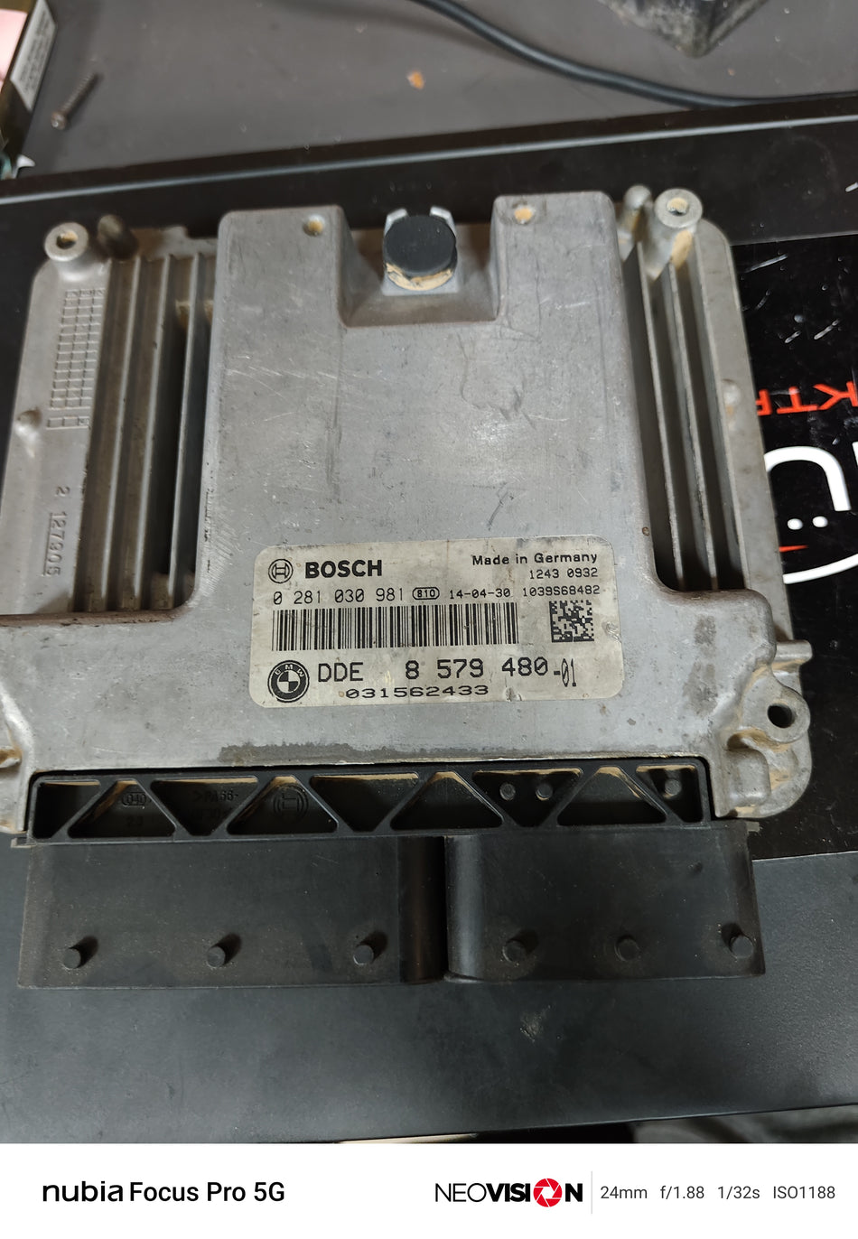 Bosch 0 281 030 981 BMW DDE 8 579 480 01 Motor Beyni ECU Çıkma
