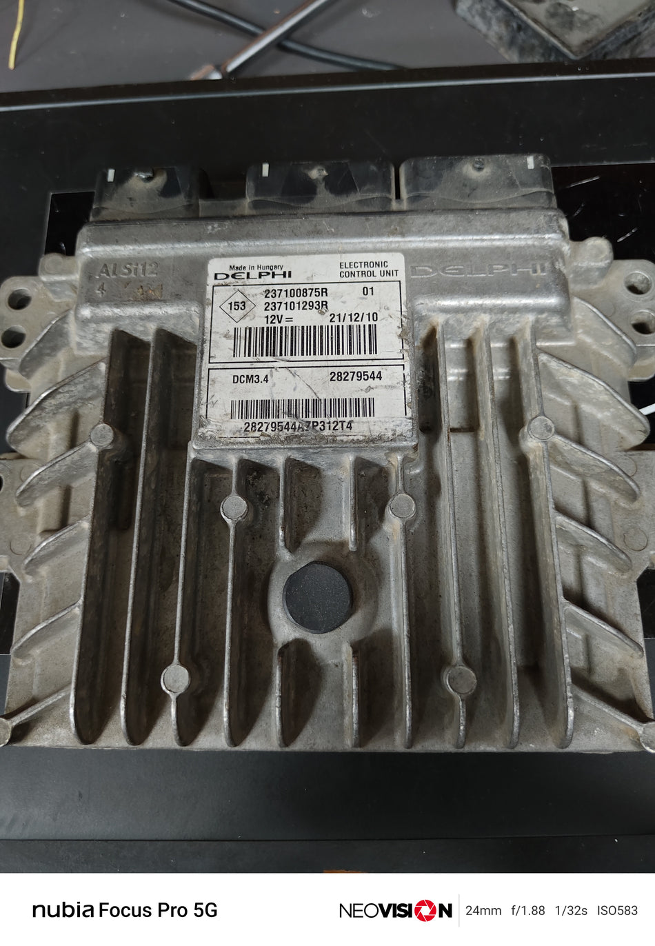 237100875R 237101293R Renault Delphi DCM3.4 Motor Beyni ECU 28279544 Çıkma
