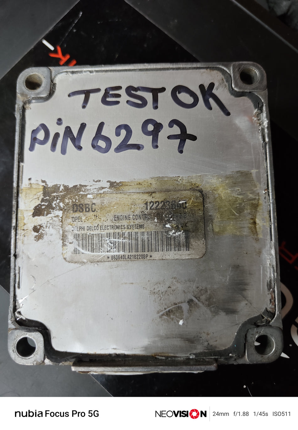 HFSI 2.2 Opel Motor Beyni ECU Delphi Delco Engine Control Module Çıkma Beyin