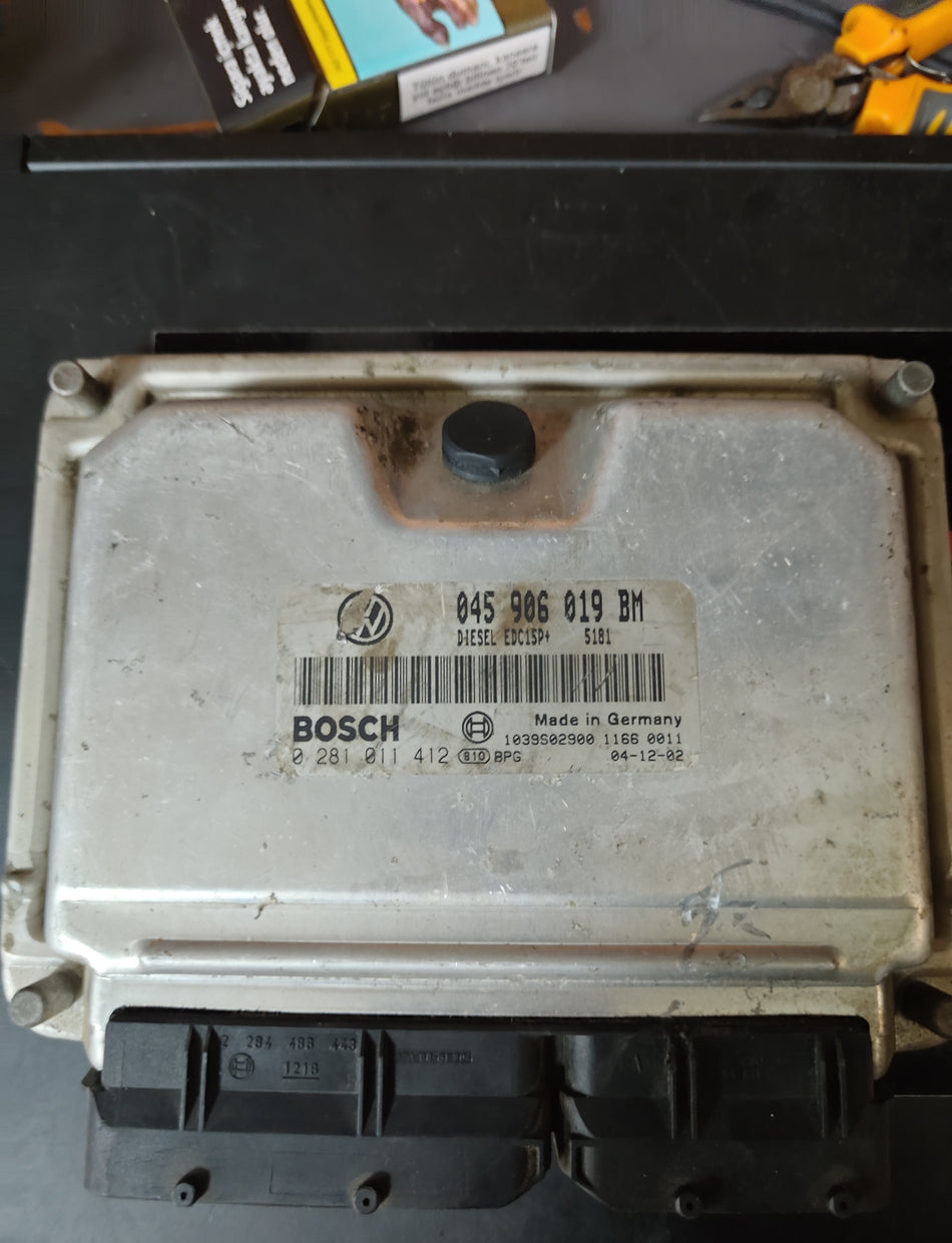 045 906 019 BM Bosch EDC15P+ Motor Beyni ECU Volkswagen Dizel Çıkma Beyin