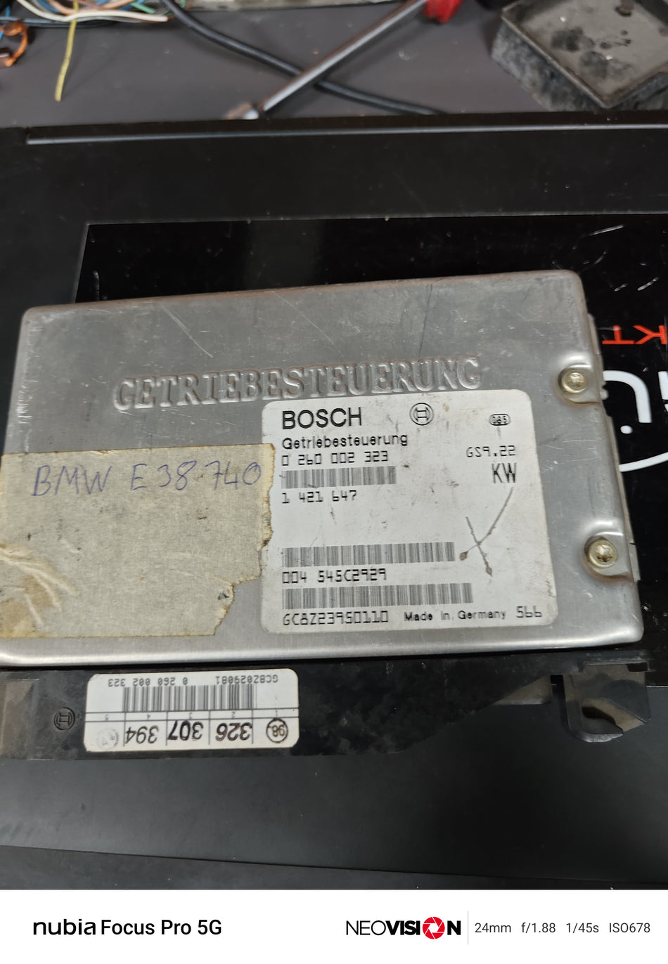 BMW E38 740i Bosch Şanzıman Beyni 0260002323 Otomatik Şanzıman ECU